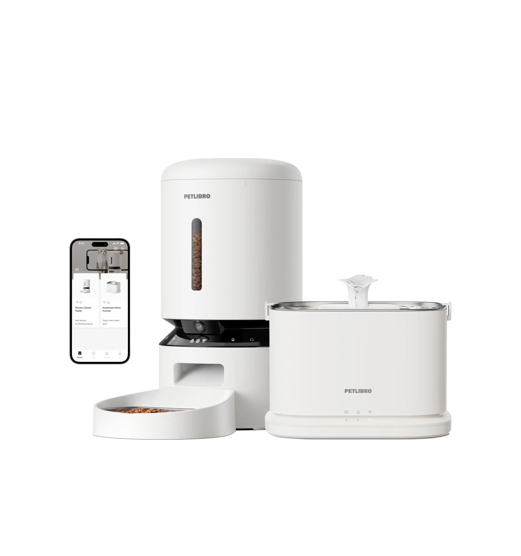 Granary Smart Camera Feeder & Dockstream 2 Smart Fountain - Image 3