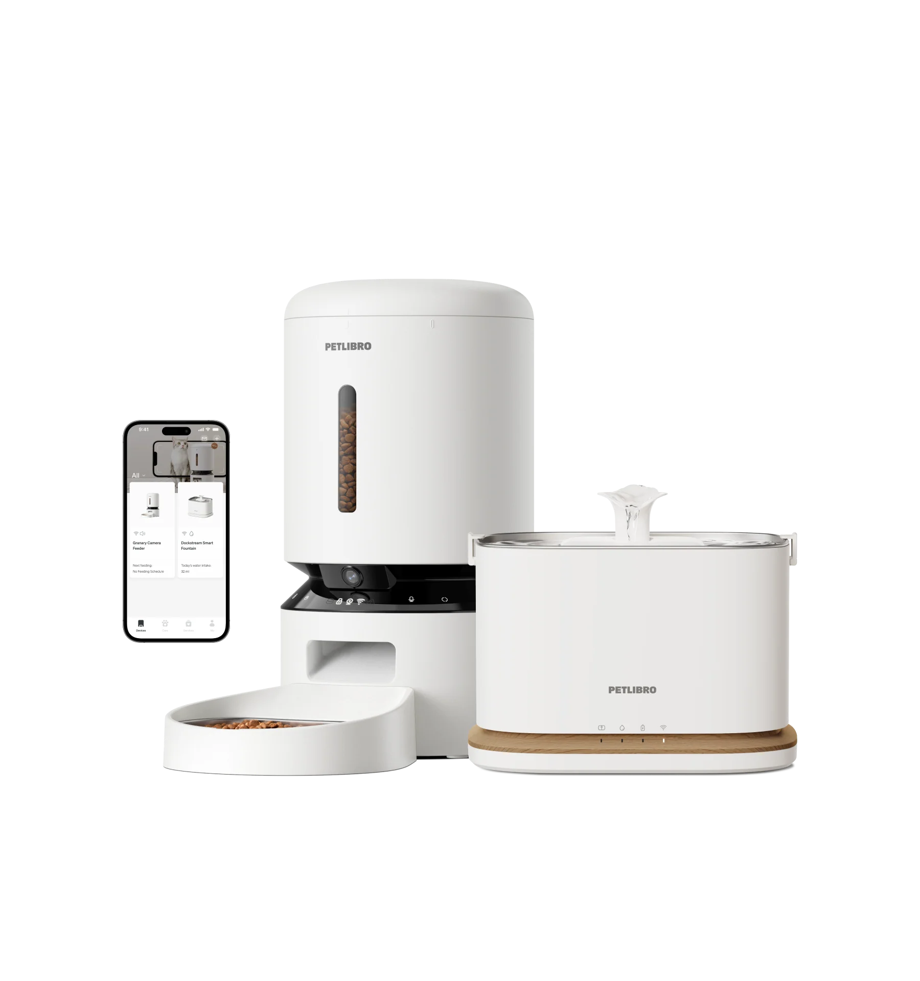 Granary Smart Camera Feeder & Dockstream 2 Smart Fountain - Image 4