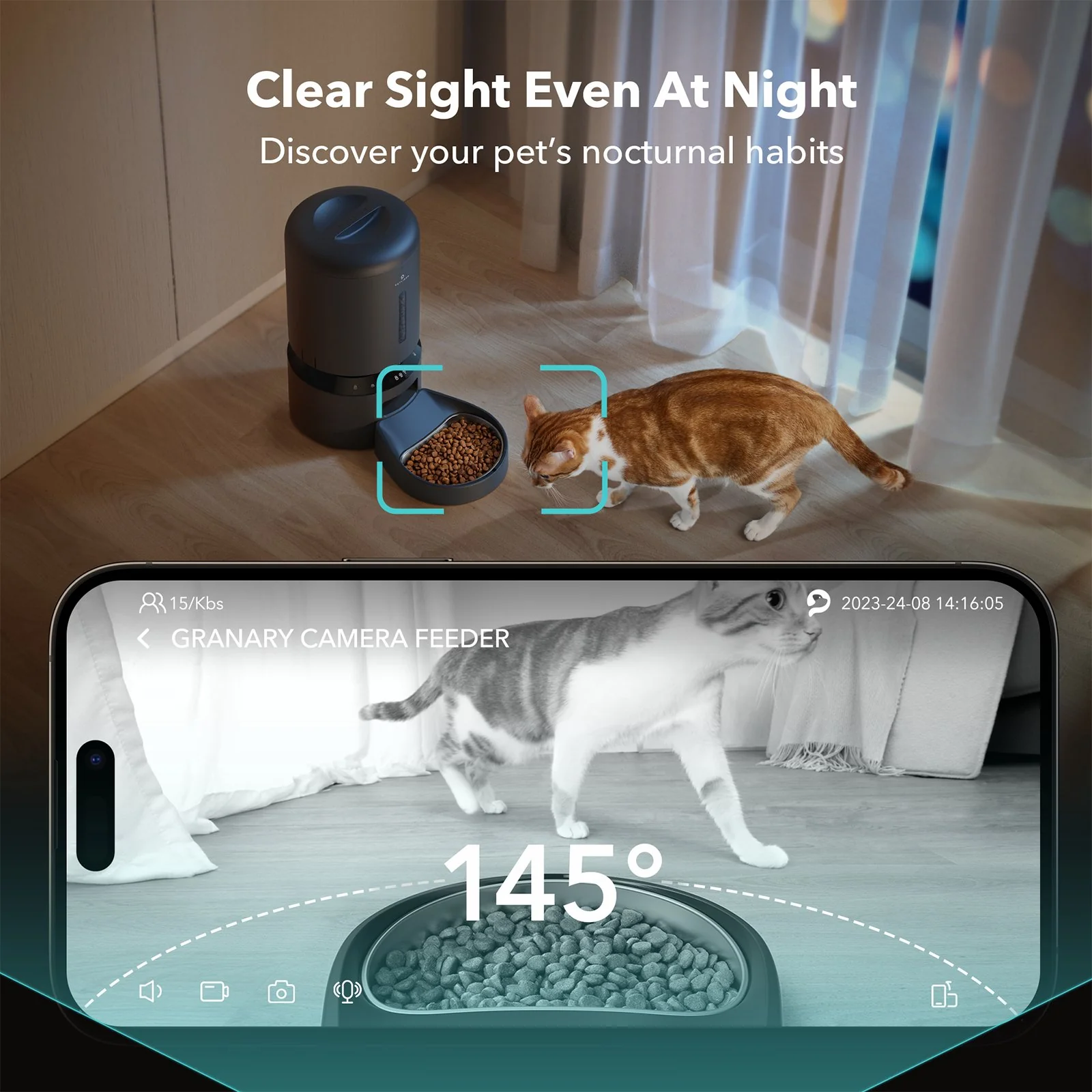 Granary Smart Camera Feeder for pet - Image 3