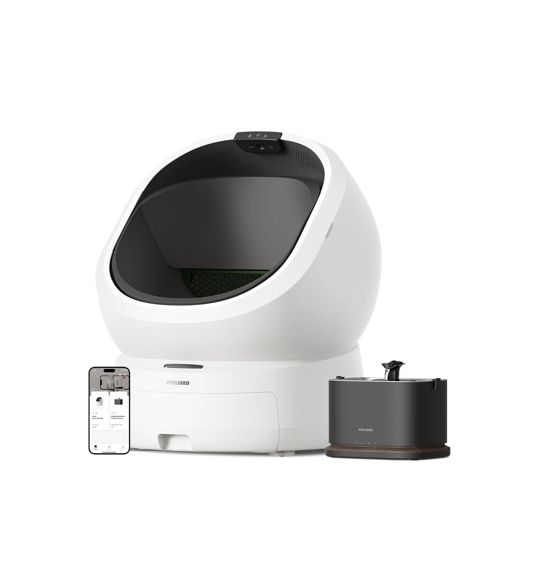 Luma Smart Litter Box & Dockstream 2 Smart Fountain - Image 3