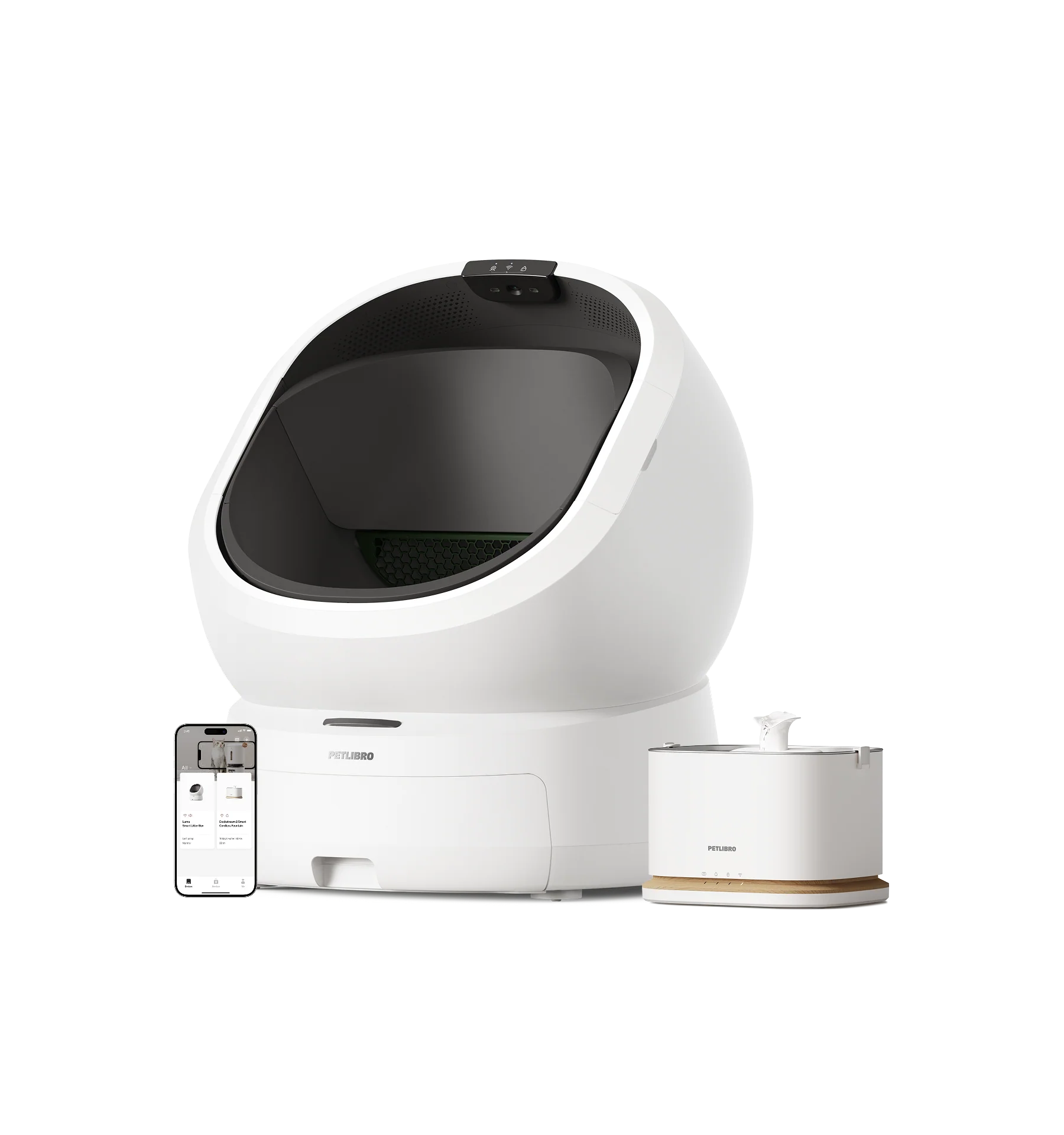 Luma Smart Litter Box & Dockstream 2 Smart Fountain - Image 4