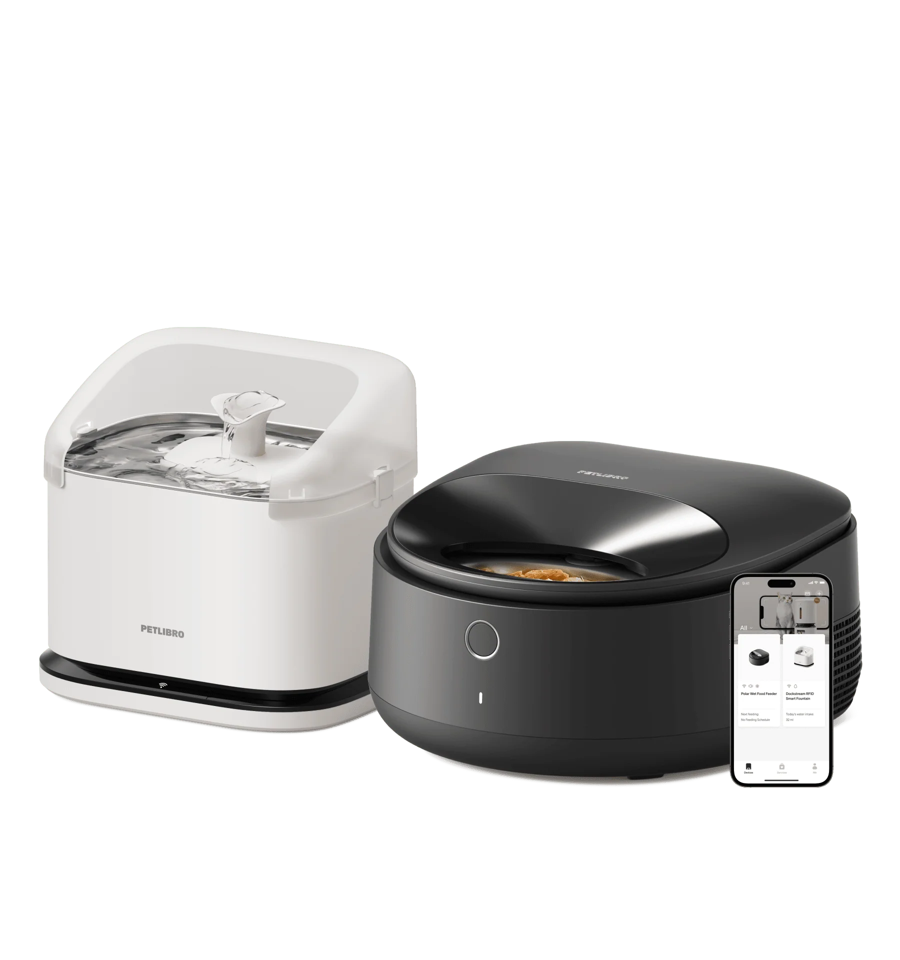 Polar Wet Food Feeder & RFID Smart Fountain Bundle - Image 9